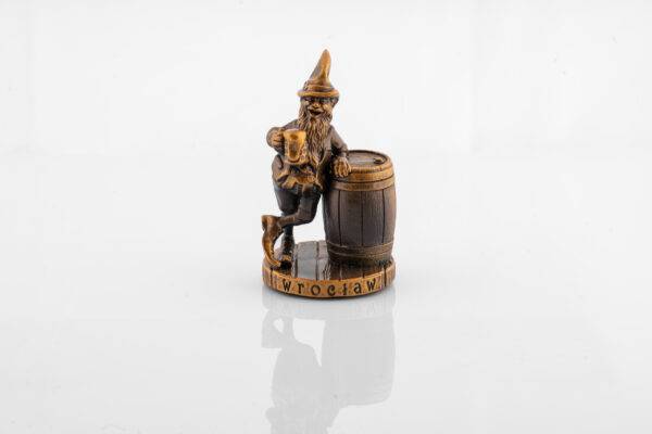krasnal wroclawski z Piwem figurka 10 cm
