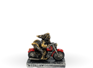 MOTOR czerwony – figura krasnala