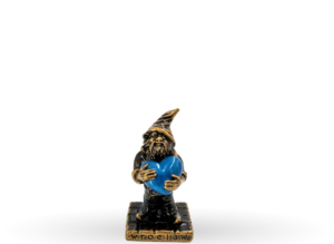 Wrocławskie krasnale: Serce niebieskie – brązowa figurka 10 cm