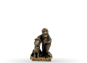 Krasnal z Psem – ręcznie robiona figurka