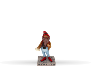 Krasnal Turysta 023 – limitowana figurka z Wrocławia 10 cm