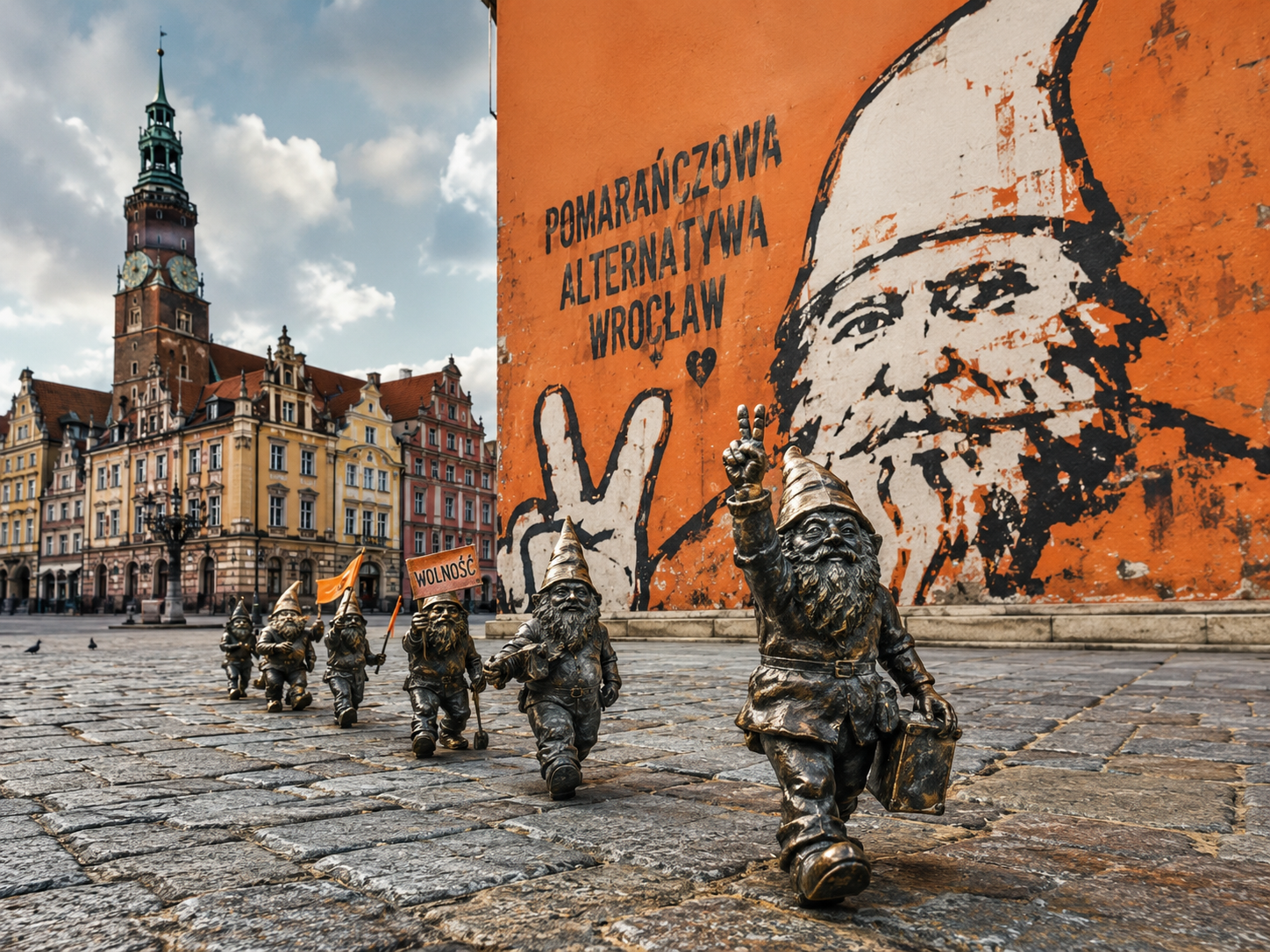 Pomarańczowa Alternatywa i wrocławskie krasnale: skąd wziął się symbol miasta?